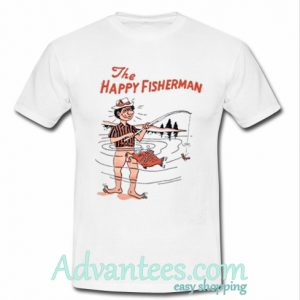 The Happy Fisherman tshirt