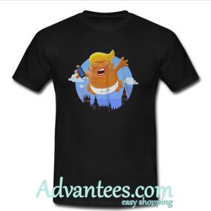 Trump Big Graphic Inflatable Baby Blimp Balloon T-Shirt