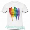 Watercolor LGBT Love Wins Rainbow Paint shirt
