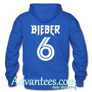 bieber 6 hoodie back