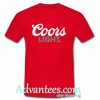 coors light t shirt