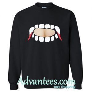 fang vampire sweatshirt