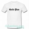 god's plan tshirt