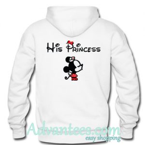 his princess hoodie back