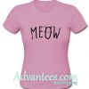 meow t shirt
