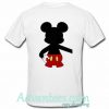 mickey mouse t shirt back