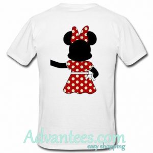 minnie mouse t shirt back