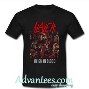 slayer reign in blood t shirt