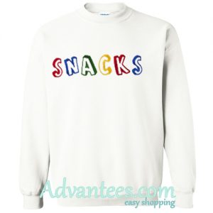 snacks sweatshirt