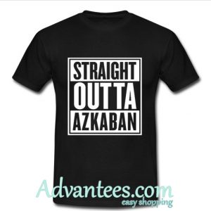 straight outta azkaban t shirt