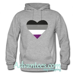 Asexual Pride Love Hoodie
