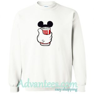 Beer Mickey sweatshirt