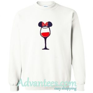 Beer minnie sweatshirt