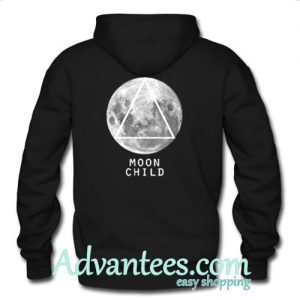 Moon Child Triangle Hoodie back