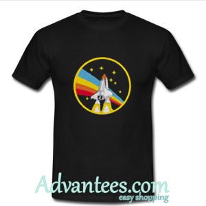 NASA Rainbow Launch t shirt