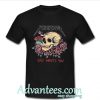 Yeezus Skull and roses t shirt