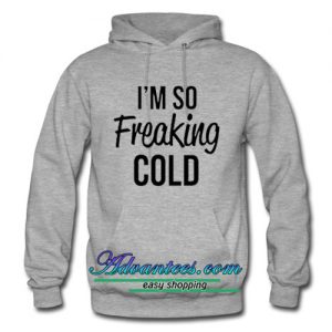 im so freaking cold hoodie