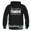 i’m not a tsundere hoodie