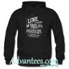 love it will not betray you dismay hoodie