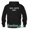 sad boys 2001 hoodie back