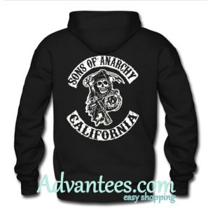 sons of anarchy california hoodie back