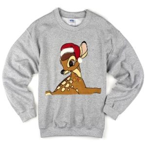 bambi christmas sweatshirt