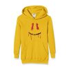 skull smiley face hoodie