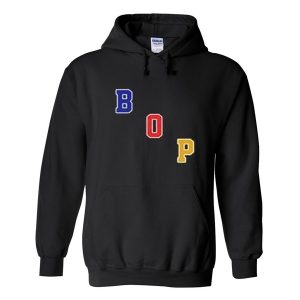 BOP font hoodie