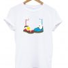 bumper car egg t-shirt