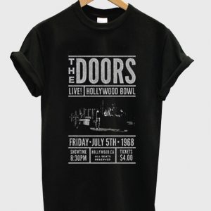 the doors live at the hollywood bowl t-shirt