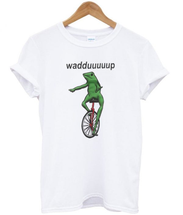 wadup frog t-shirt