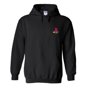 playstation logo hoodie