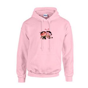 powerpuff girl buttercup kiss hoodie