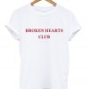 broken hearts club t-shirt