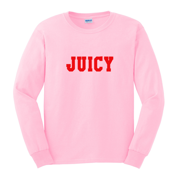 juicy pink sweatshirt