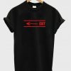 arrow exit t-shirt