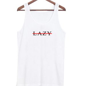 lazy cross line tank top