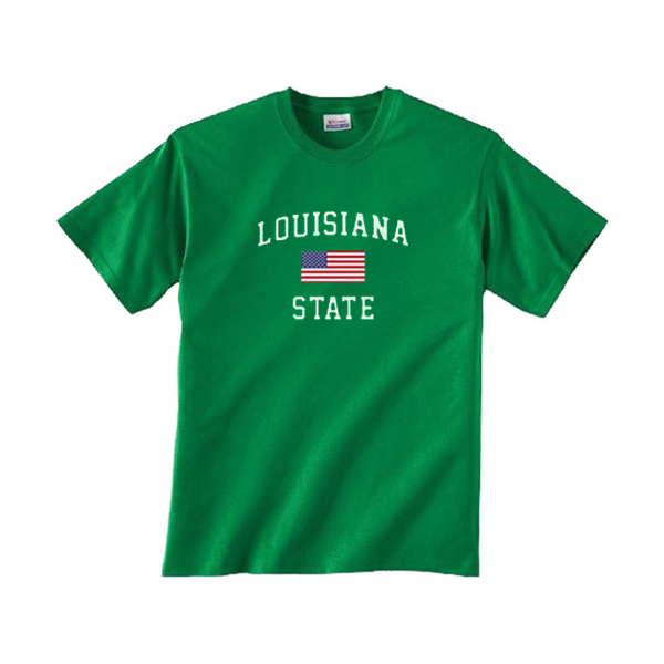 louisiana USA state tshirt