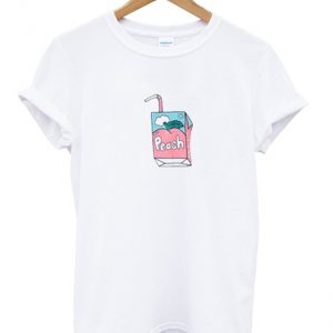 peach juice t-shirt