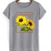 sun flowers seeds t-shirt