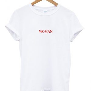 woman font t-shirt