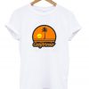 california sunset beach t-shirt