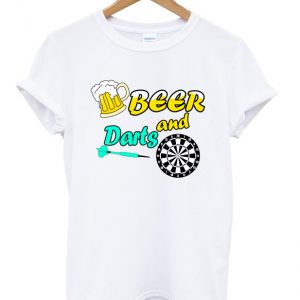 beer and darts t-shirt