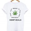 hemp heals t-shirt