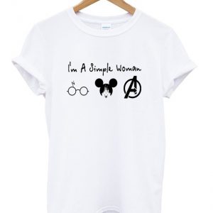 i'm a simple woman t-shirt