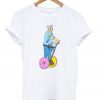 police with donut t-shirt
