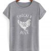 chicken and beer t-shirt