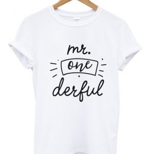 mr onederful t-shirt