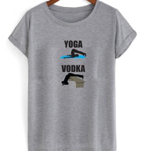 yoga vs vodka t-shirt