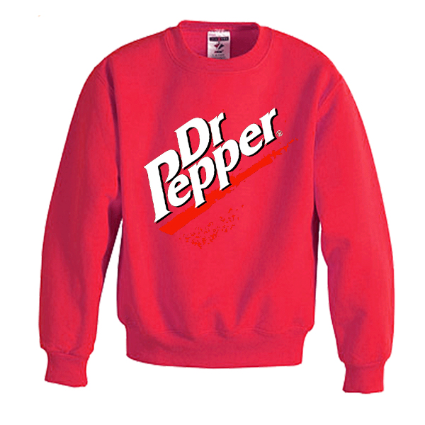 dr pepper logo sweatshirt